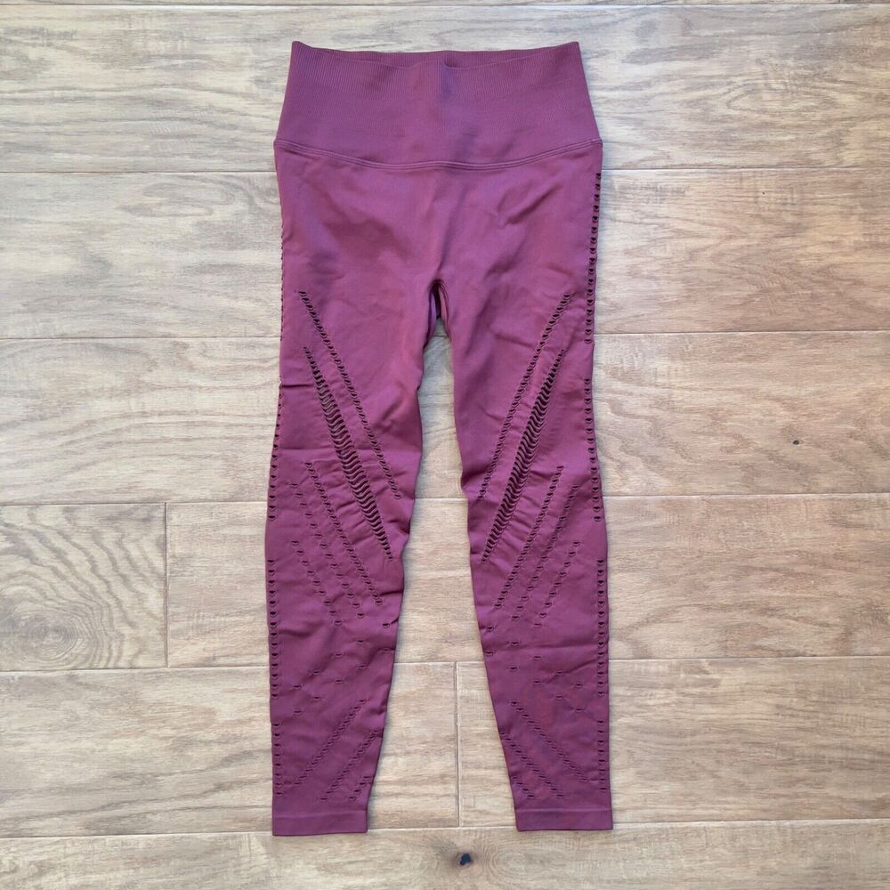 Victoria Sport Victoria's Secret Leggings Size S Red Laser Cut Seamless